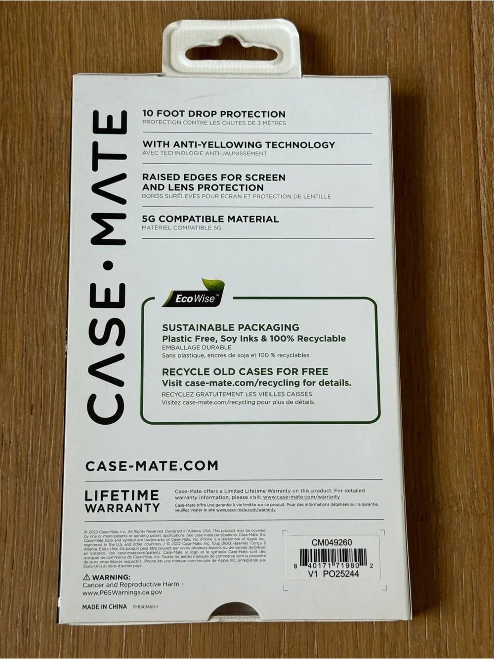 New Case-mate Ultra Clear Tough Clear Transparent iPhone 6.7” 2022 case
